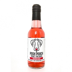 Posh Pooch Wine For Dogs Barker Bay Rose 250ml